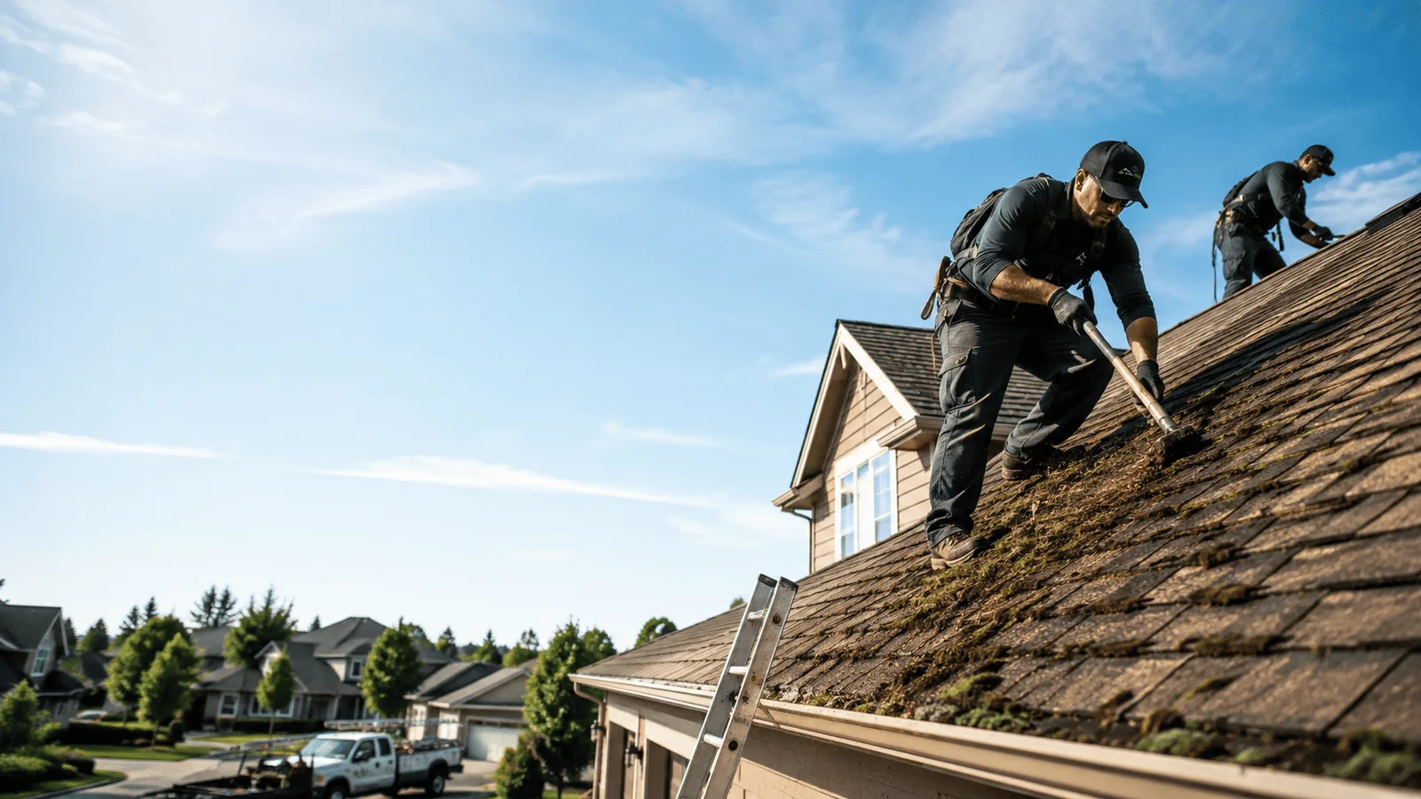 Roof Moss Removal in Fulton, MI near me